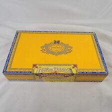 1845 PARTAGAS Qty 25 Empty Wooden Cigar Box Dominican Republic Yellow picture