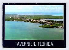 Aerial View Tavernier Florida Vintage 4x6 Postcard BRY75B picture