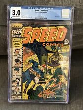 Speed Comics #17 cgc 3.0  Golden age grail (1942) picture