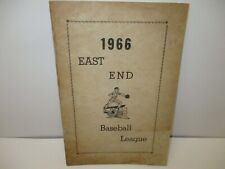 1966 East End Baseball League Booklet Williamsport Pa picture