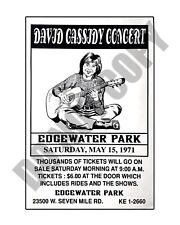 May 1971 David Cassidy Concert At Edgewater Park Detroit Partridge 8x10 Photo picture