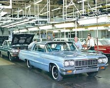 1964 CHEVROLET ASSEMBLY LINE PHOTO (205-O) picture