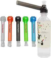 5 Pack Random Colors Top Puff Premium Portable Hookah Bottle Water Glass Bong picture