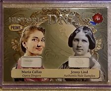 2024 HISTORIC AUTOGRAPHS PRIME JENNY LIND MARIA CALLAS DUAL HAIR DNA 3/9 OPERA picture