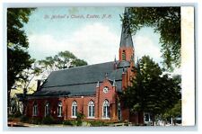 c1910's St. Michael's Church Exeter New Hampshire NH Unposted Antique Postcard picture