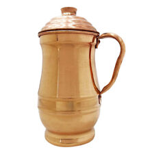 Copper Maharaja Jug Water Storage Pitcher Handmade Pot For Health Benefit 2000ML picture