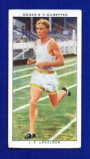 J E LOVELOCK WORLD 1500 METERS CHAMPION 1937 OGDEN'S CHAMPIONS OF 1936 #2 VG-EX picture