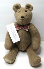 Greenfield Iowa Commemorative Century Teddy Bear 1902 - 2002 Handmade - 18