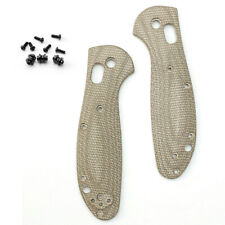 2pc Handle Patch Micarta Scales for Benchmade Mini Griptilian 555-556-557 Knife picture