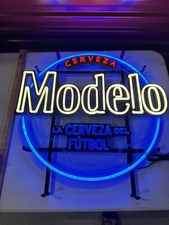 Modelo Cerveza Beer Mexican LED Bar Sign New Authentic Soccer Sequencing Color picture