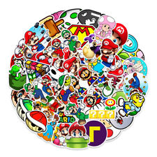 50 Pcs Pack Cartoon Super Mario Stickers Laptop Car Phone Fridge Decal  picture