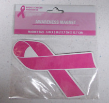 NEW Breast Cancer Awareness Pink Ribbon Magnet 5