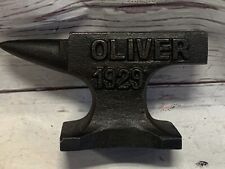 Oliver Tractor Anvil Blacksmith Cast Iron Paperweight Welder SAME DAY SHIPPING picture