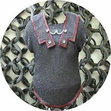 Lorica Hamata Medieval Chainmail Shirt 6 mm Riveted Chainmail Armor Reenactment picture