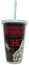 **Legit Cup** Deadman Wonderland Ganta & Shiro Tumbler Straw Lid Bottle #69127 picture