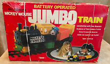 illco Vintage Walt Disney Mickey Mouse Jumbo Train Battery Operated express toy picture