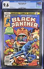 BLACK PANTHER #6 CGC 9.6 1ST APP OF JAKARRA MARVEL COMICS 1977 OW WHITE PAGES🔥 picture
