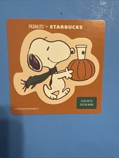 Starbucks 2026 Snoopy Die Cut Gift Card - Brand New picture