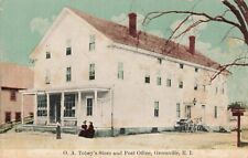 O.A. Tobey's Store & Post Office Greenville Rhode Island RI c1910 Postcard picture