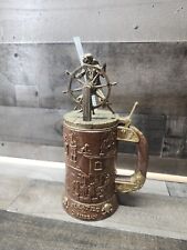 Disney Parks Pirates of the Caribbean Skeleton Plastic Stein 50th Cup Mug Straw picture