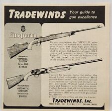 1965 Tradewinds Husqvarna Imperial Custom Automatic Shotgun Print Ad Tacoma WA picture