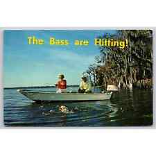 Postcard Fl Bass Fishing In Florida The Bass Are Hitting picture
