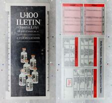 1973 Pharmaceutical Ruler U-100 ILETIN® Insulin Lilly Medicine Conversion Tables picture