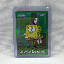 2023 Topps Chrome SpongeBob SquarePants #25 Green Parallel Non-Sport Card picture
