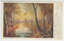 Landscape Postcard Early Autumn Scene - Lonaconing, MD 1906 Cancel vintage G1 picture