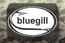Bluegill Fish Sticker Hook Decal Pan Fishing Pond Farm Boat 2 Decals picture