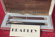 Dr. Pepper Bradley Ballpoint Pen & Mechanical Pencil Set with Box Vintage picture