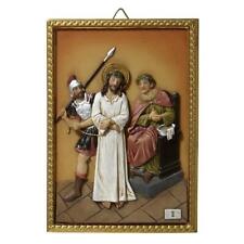 Stations of the Cross Plaques Set of 15 Size 4.5 x 6.5 inches picture