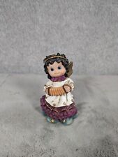 Vintage K's Collection Angel Girl Holding a Musical Instrument 4