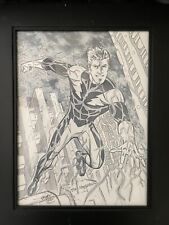 Lightning Lad - DC Legion of Superheroes original commission art by Scott Kolins picture