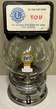 Ford Penny Gumball Machine Glass Globe SS Duluth MN Lions Club Marquee Stickers picture