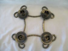 Swedish Wrought Iron Candle Holder Sweden Dala Industrier 4 Taper Eric Dalmas picture