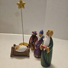 Nativity Scene With The Three Kings And Baby Jesus Featuring The Star Of... picture
