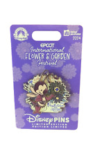 Disney Epcot Flower and Garden Festival 2024 Spike Bee Passholder Limited Pin N picture
