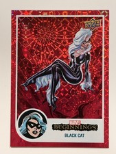 2022 Marvel Beginnings RED SUPERNOVA #88 Black Cat 💥Blaster Parallel VHTF💥 picture