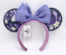 Disney Parks Mickey 2022 Ears French Lavender Flower Purple Lilac Headband picture