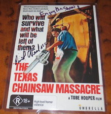 Daniel Pearl cinematographer Texas Chainsaw Massacre signed autographed photo picture