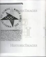 1958 Press Photo new olympic symbol winter games - DFPC49509 picture