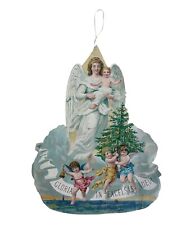 Age Christmas Tree Ornaments Angel Wafer~1920 (#16477) picture