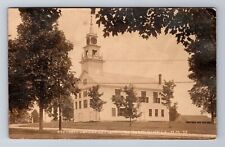 Rindge, NH-New Hampshire, RPPC: Historic Congregational Church, Vintage Postcard picture