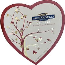 RARE ‘08 GHIRARDELLI VALENTINE HEART CHOCOLATE BOX TREE GIFT LOVE ROMANTIC DECOR picture