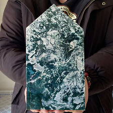5.59LB Natural Water Grass Moss Agate crystal pillar Crystal Reiki picture