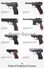 WW2 Picture Photo Famous German Pistols Walter Luger Mouser Walther PPK 4108 picture