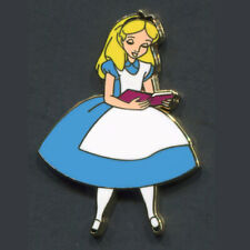 Disney Pin Alice Wonderland Reading Book 65th Anniversary Down the Rabbit Hole picture