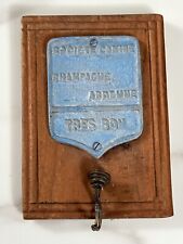French Dog Leash Holder Plaque Societe Canine Champagne Ardenne Tres Bon picture