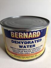 BERNARD DEHYDRATED WATER VINTAGE ADVERTISING MERCHANDISE SIGHT GAG HUMOROUS picture